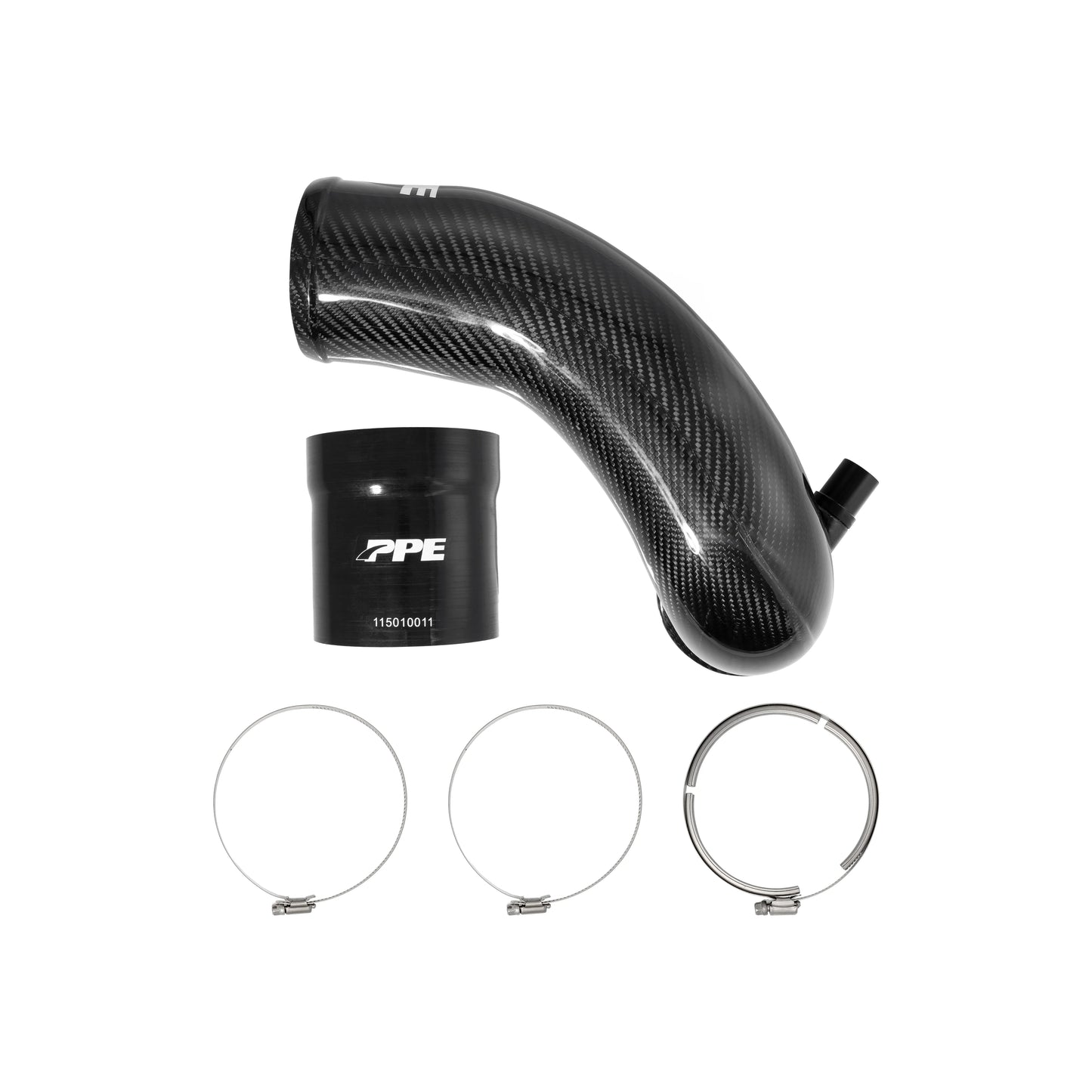 Zilla Carbon Fiber Turbo Inlet Upgrade - 2004.5-2005 6.6L Duramax LLY