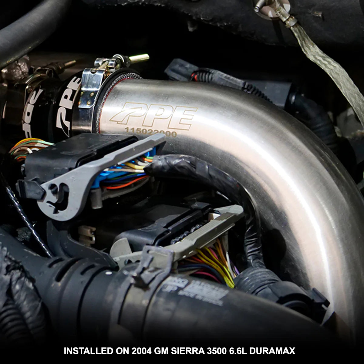 Hot Side Intercooler Charge Pipe Kit - 2004.5-2010 6.6L Duramax