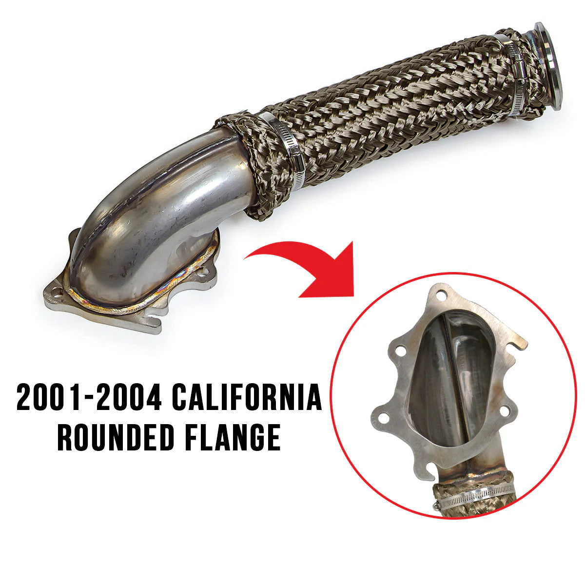 High Flow Down Pipe - 2002-2004 6.6L Duramax LB7