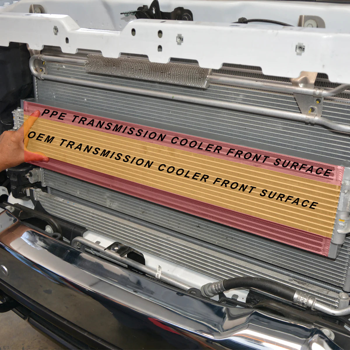 Transmission Cooler Bar and Plate - L5P Duramax