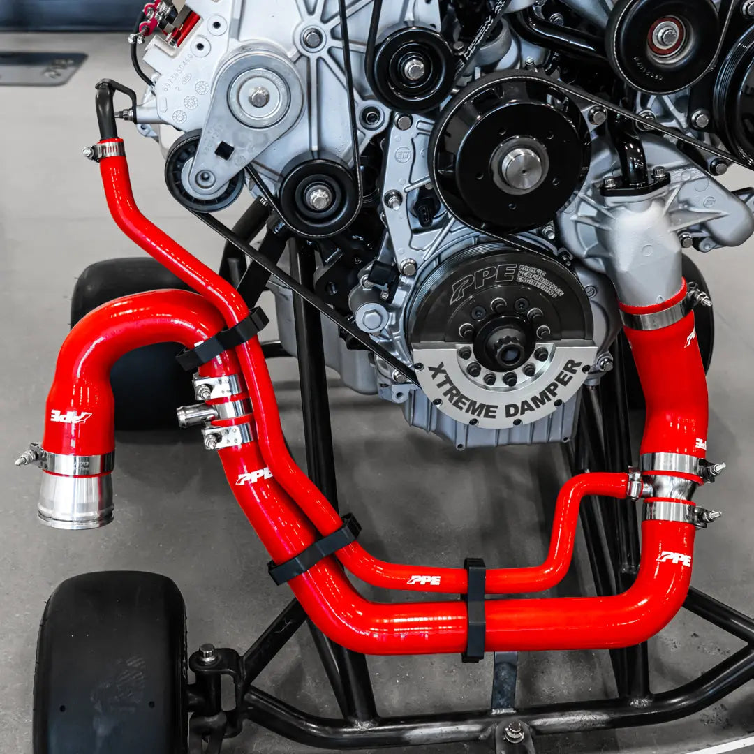 Performance Silicone Upper and Lower Coolant Hose Kit - 2006-2010 6.6L Duramax LBZ/LMM