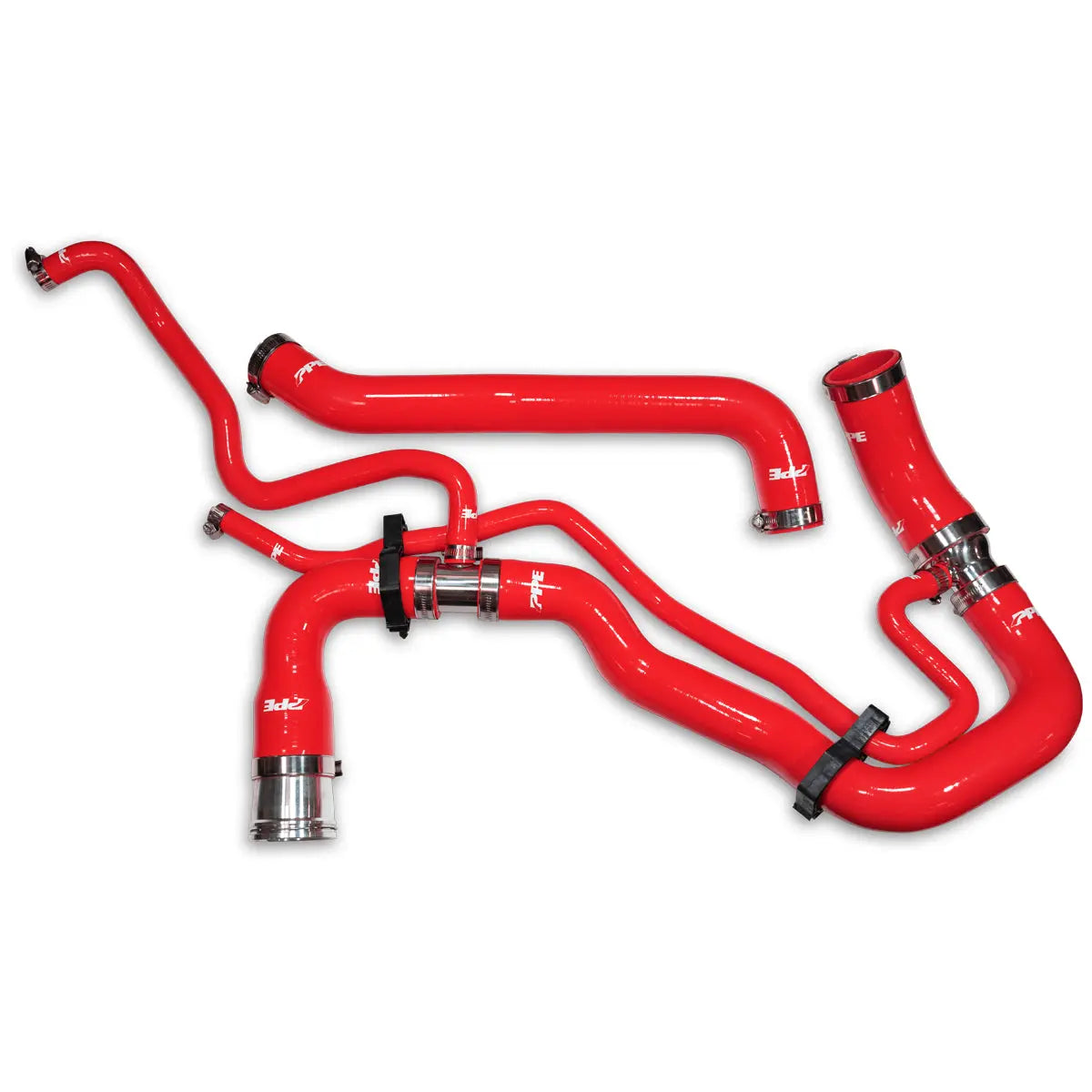 Performance Silicone Upper and Lower Coolant Hose Kit - 2011-2016 6.6L Duramax LML