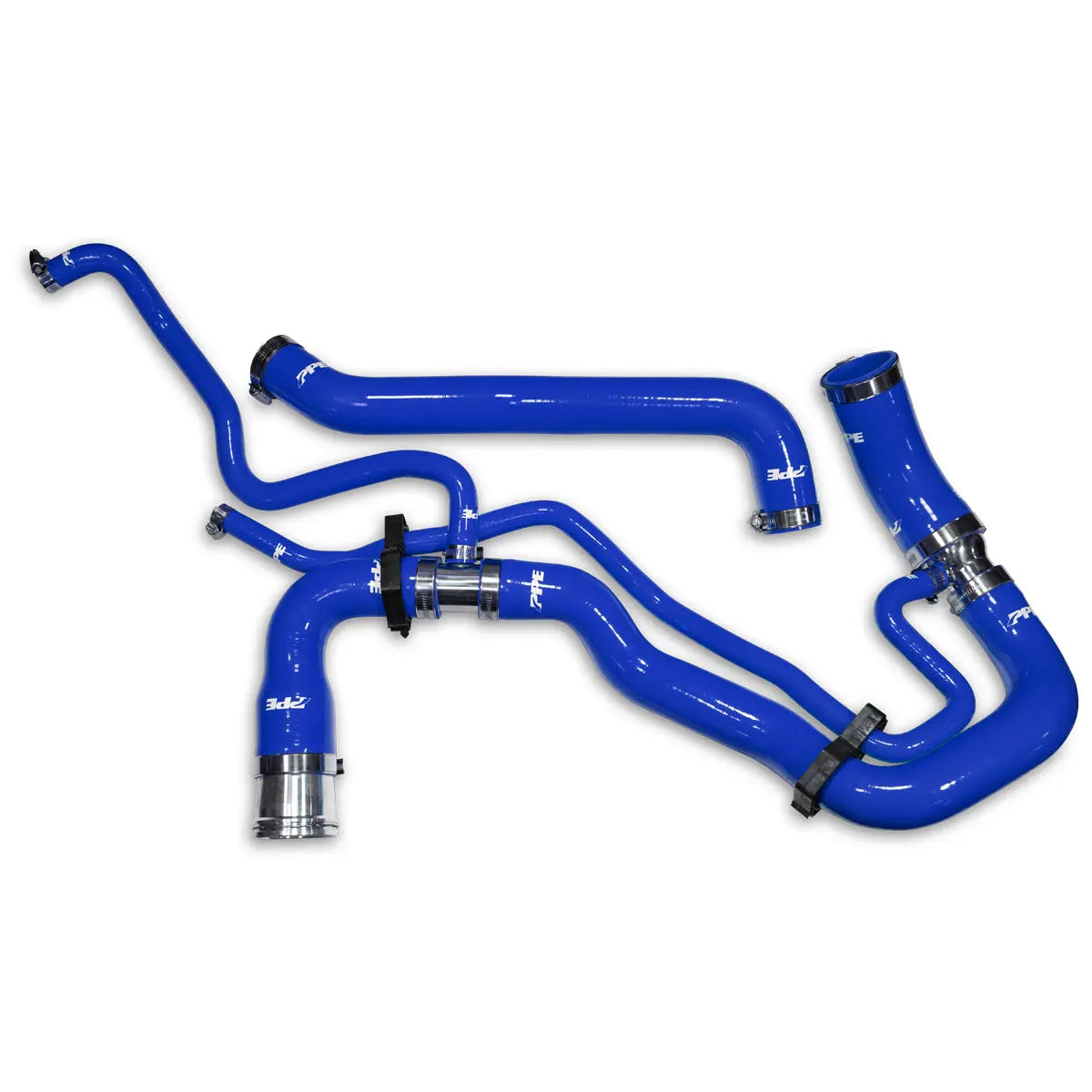 Performance Silicone Upper and Lower Coolant Hose Kit - 2011-2016 6.6L Duramax LML