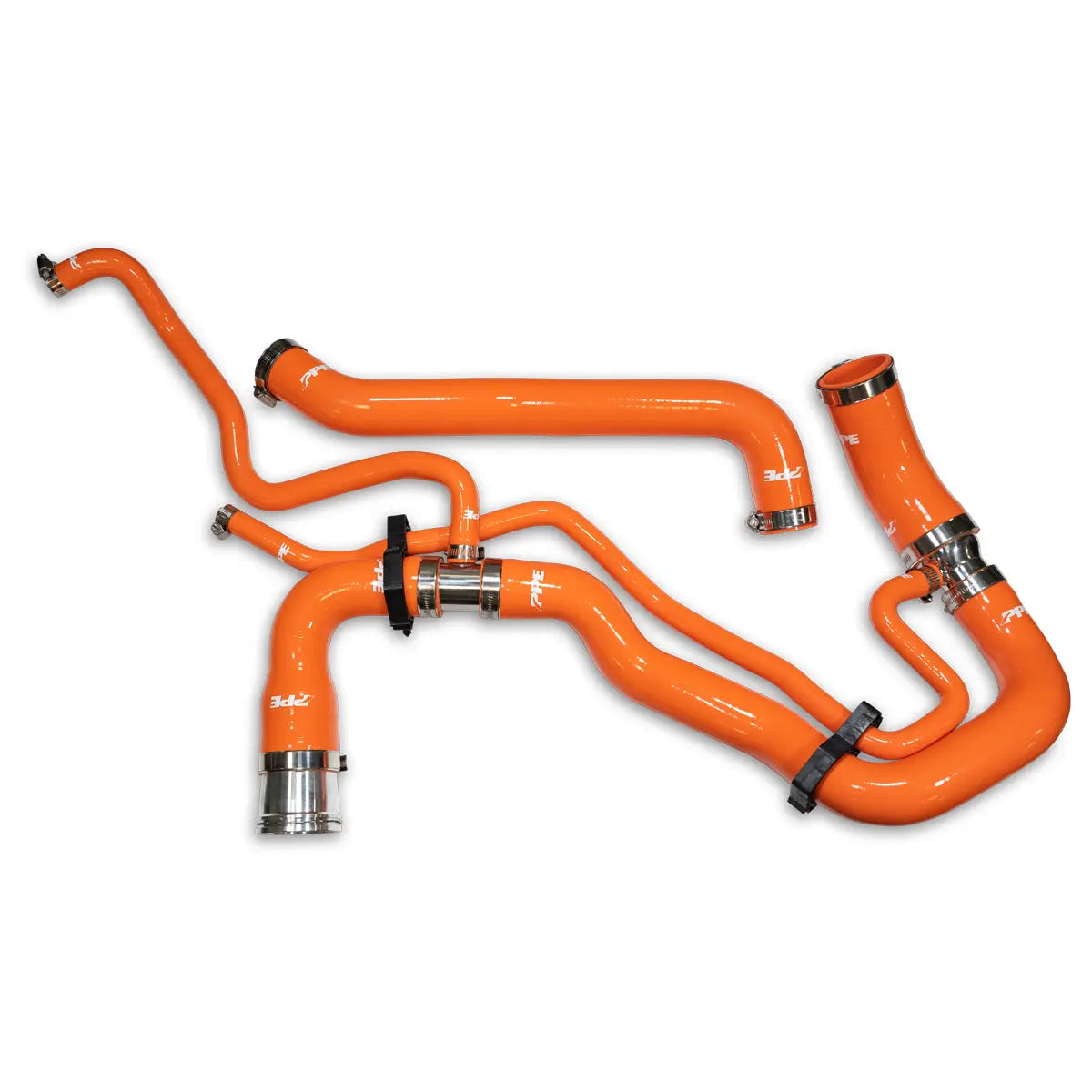 Performance Silicone Upper and Lower Coolant Hose Kit - 2011-2016 6.6L Duramax LML