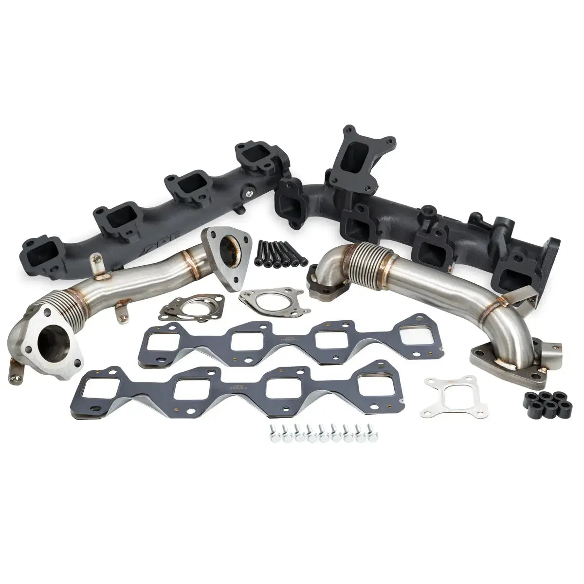 Exhaust Manifolds and Up-Pipes Kit - 2017-2025 6.6L Duramax L5P