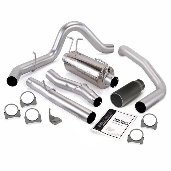 Banks Power 4" Turbo-Back Single Monster Exhaust System - 2003-2007 6.0L Powerstroke