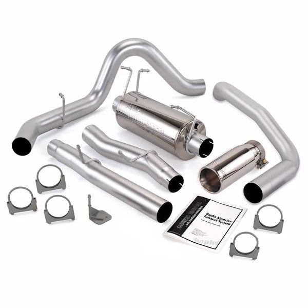 Banks Power 4" Turbo-Back Single Monster Exhaust System - 2003-2007 6.0L Powerstroke