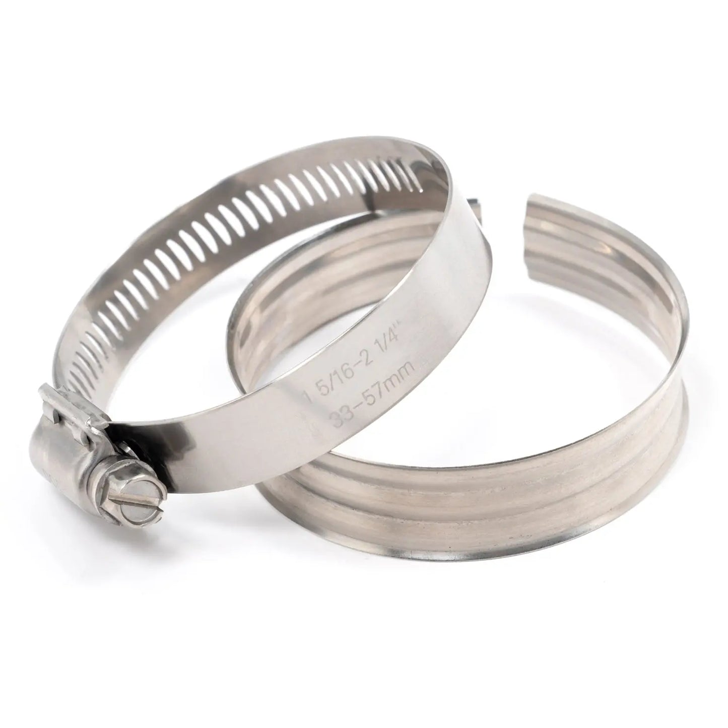 Full Stainless Steel Clamps with W-Style Inner Liner