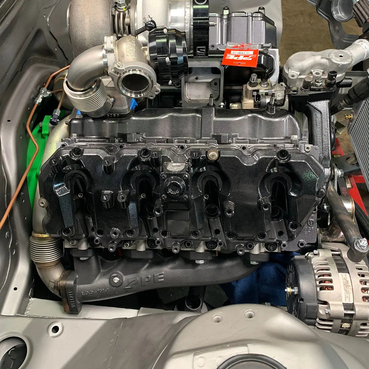 Exhaust Manifolds and Up-Pipes Kit - 2011-2016 6.6L Duramax LML