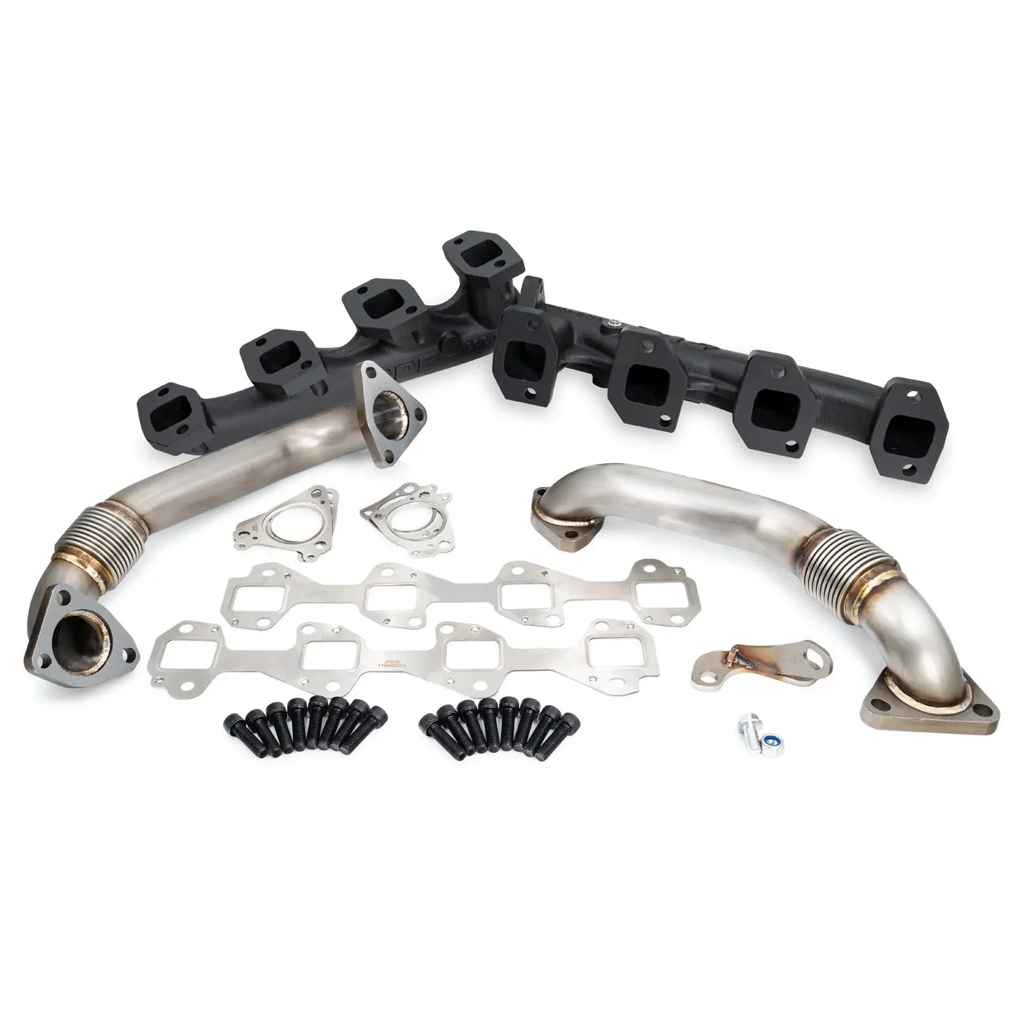 Exhaust Manifolds and Up-Pipes Kit - 2011-2016 6.6L Duramax LML