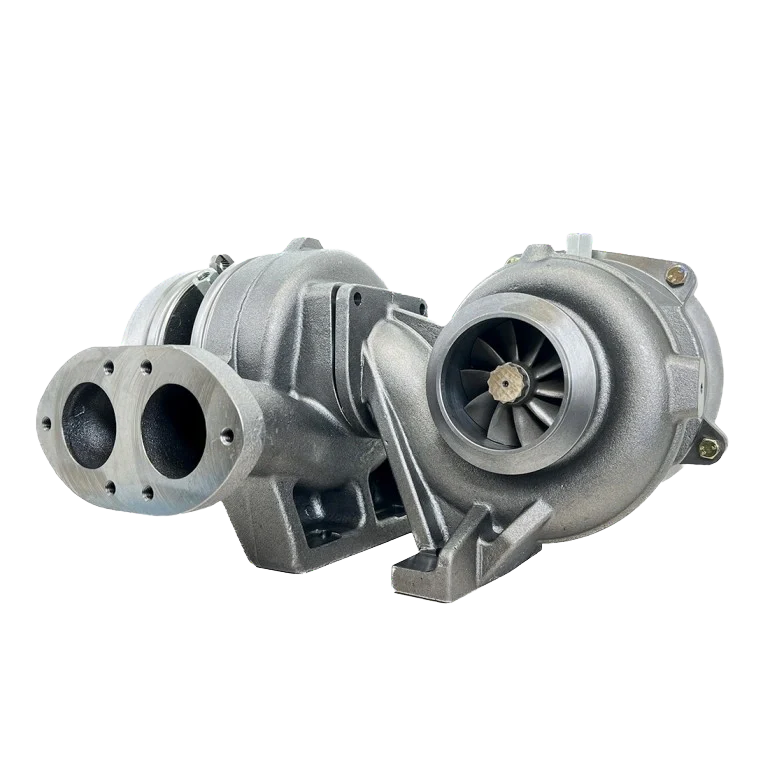 KC_Fusion_Compound_Turbos_6.4_Powerstroke_exhaust_view_compound