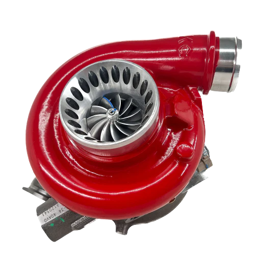 KC Jetfire S2r Gen 2 Dual Ball Bearing Turbo - 6.0 Powerstroke (2003) red