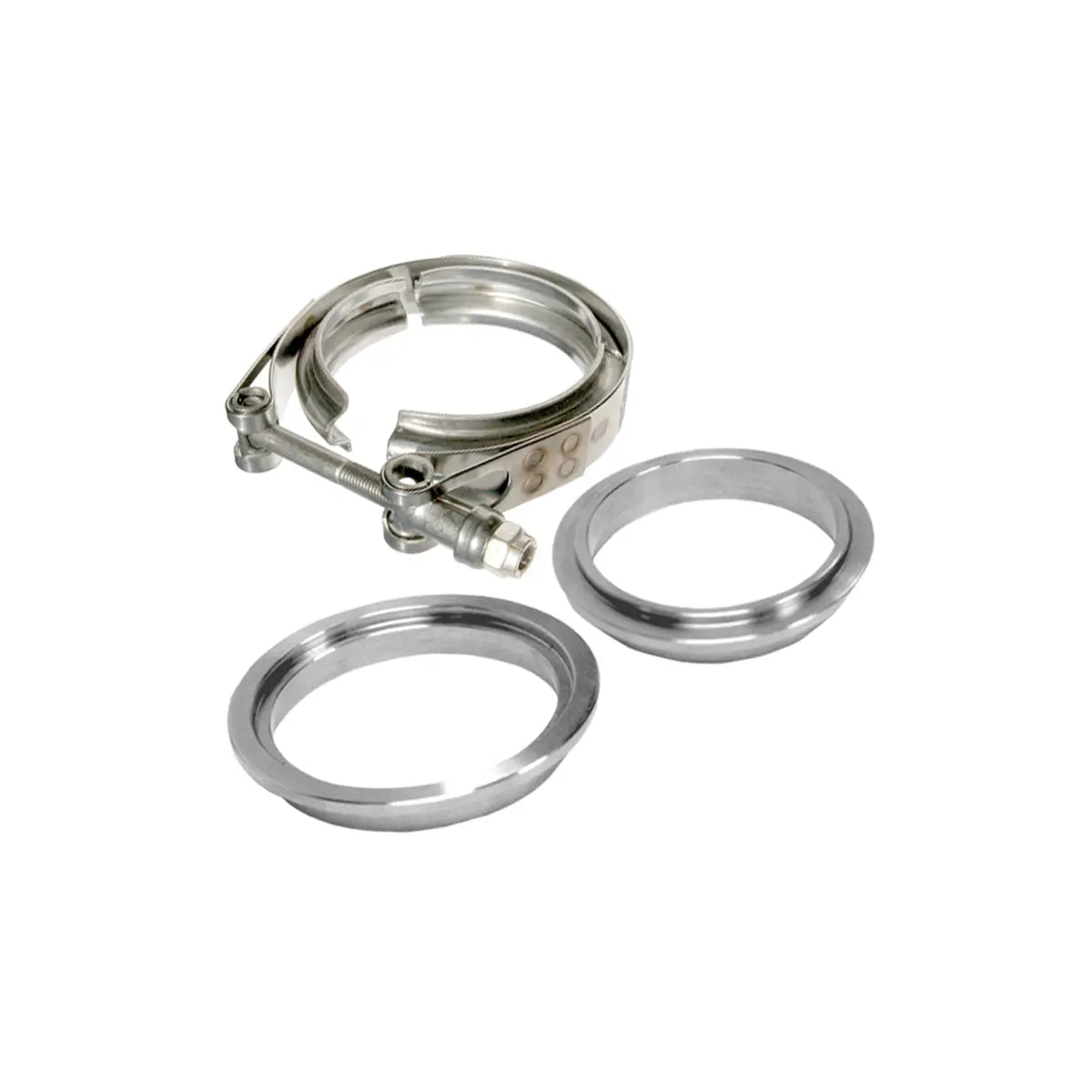 Standard Clamp Aluminum Flanges - V-Band 3 piece Set (1C 1M 1F)