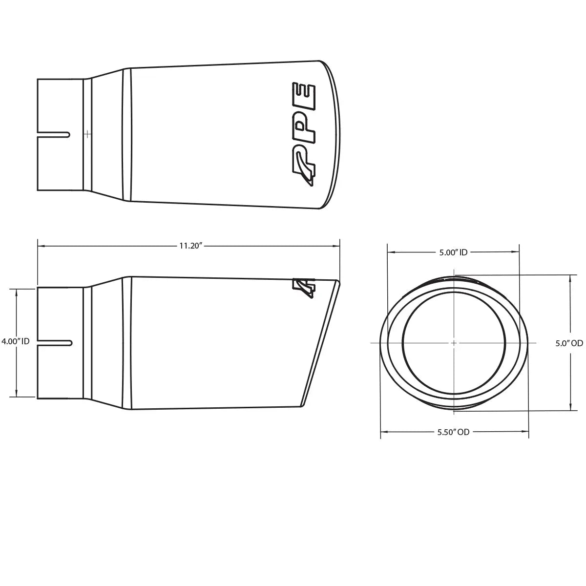 4-Inch Exhaust Tip