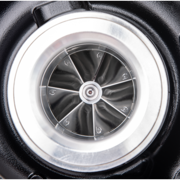 Cheetah® Turbocharger for 2019-2022 6.7L Cummins close up of turbine