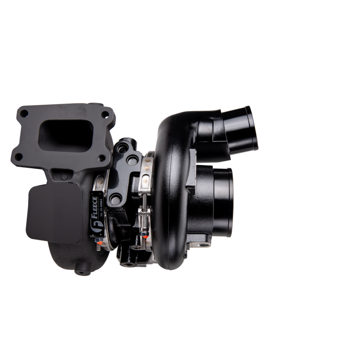 Cheetah® Turbocharger for 2019-2022 6.7L Cummins side view of mount