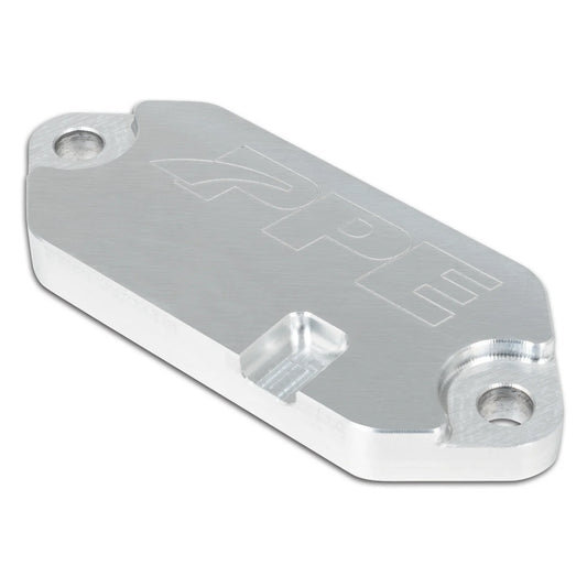 Coolant Block-Off Plate Billet Aluminum - 2001-2025 6.6L Duramax