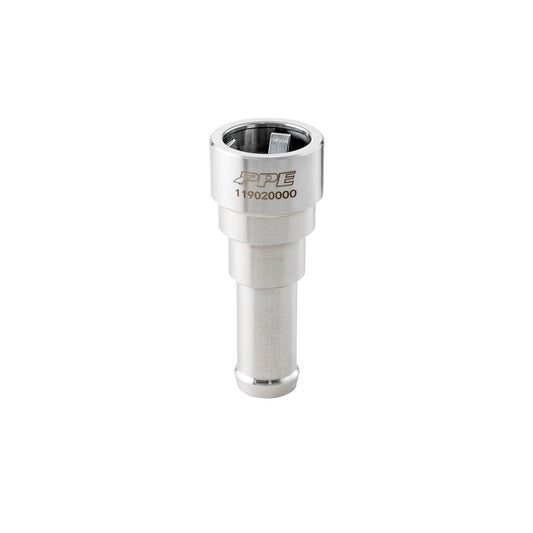 SS Heater Outlet Hose to Radiator Hose Connector - 2015-2016 6.6L Duramax LML