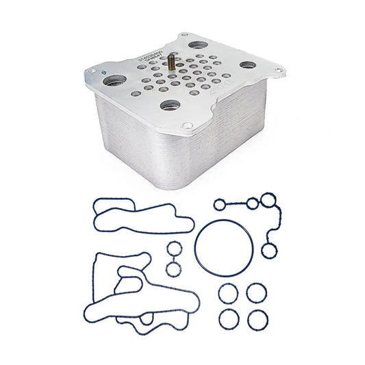 Heavy-Duty Replacement Oil Cooler and gasket kit - 2008-2010 Ford 6.4L Powerstroke
