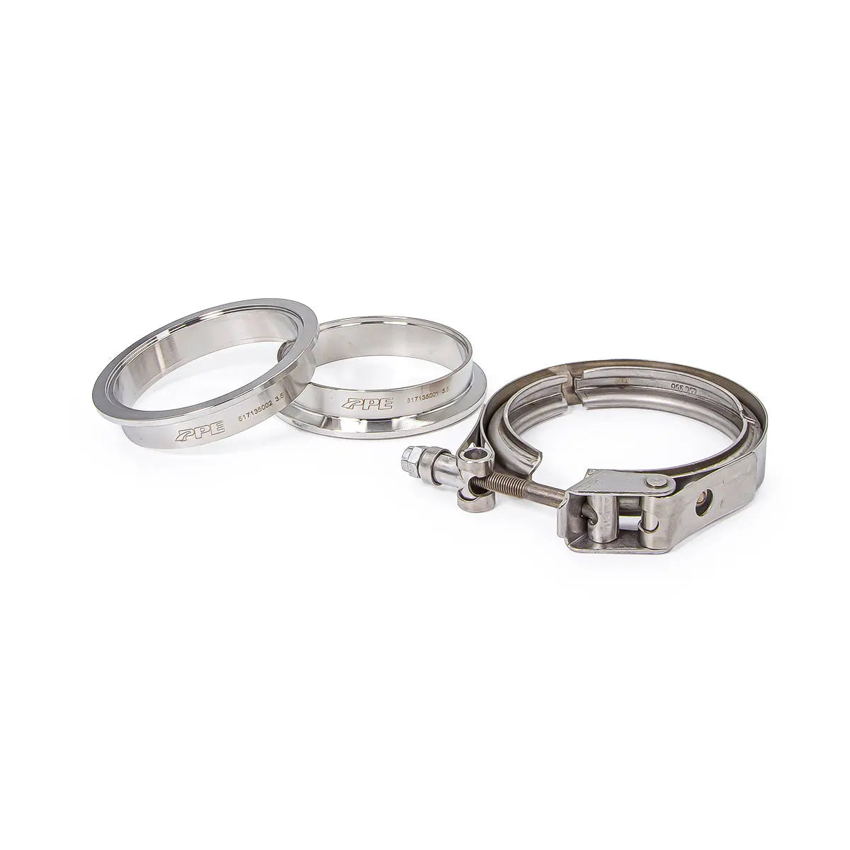 QR 304 Stainless Steel V-Band - 3 Piece Set (1C 1M 1F)