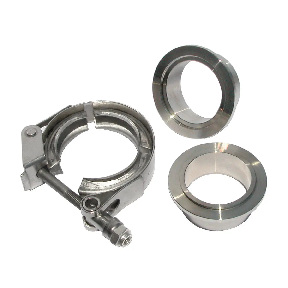 QR 304 Stainless Steel V-Band - 3 Piece Set (1C 1M 1F)